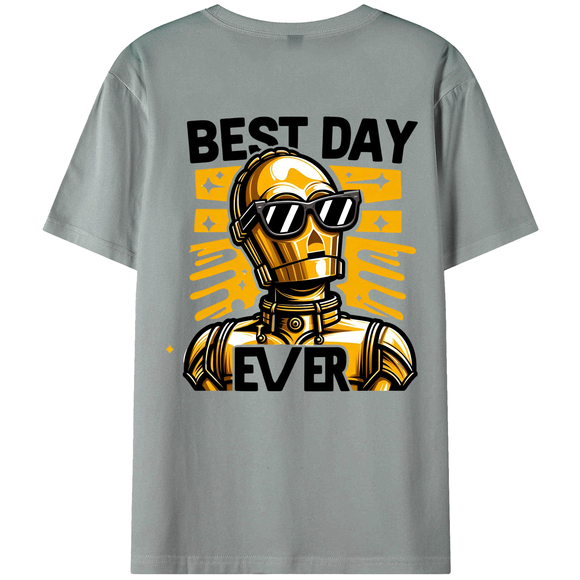 （画像用） スター・ウォーズ Star Wars 綿100％ メンズ半袖Tシャツ（バックプリント） 通気性